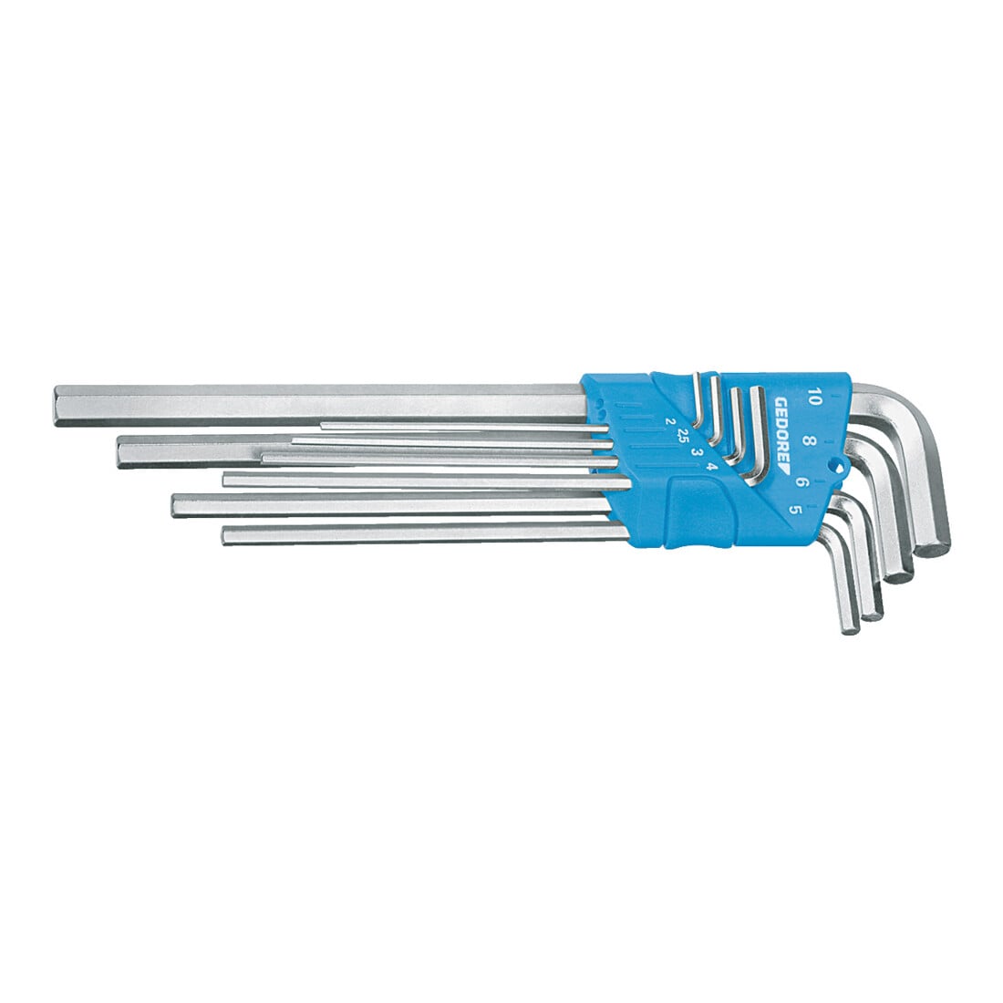 Kit tournevis coudé Gedore long dans son support 8 pcs AF