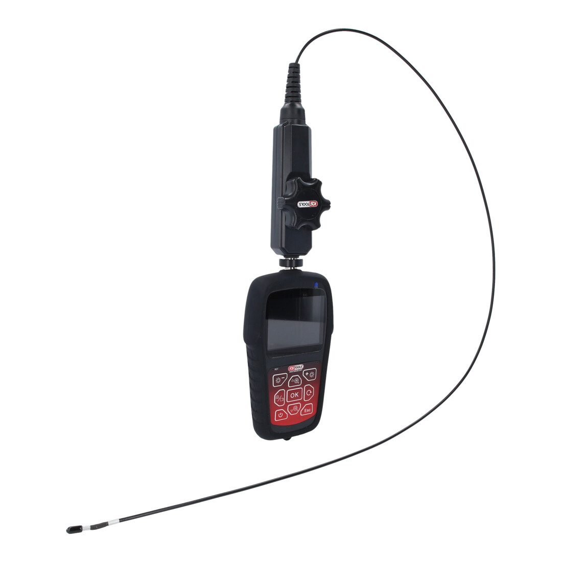 Kit vidéoscope HD avec sonde de caméra frontale HD 180° et 0° Ø 3,9 mm KS Tools gaine flexible en PVC KS Tools 3 pcs