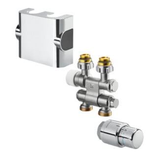Kits de raccordement OV pour radiateurs de salle de bains Multiblock TF/Uni SH/swivel/changable