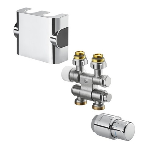 Kits de raccordement OV pour radiateurs de salle de bains Multiblock TF/Uni SH/swivel/changable