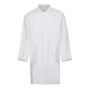 Kittel Kat.III Typ PB6(B) EN13034 EN14126:2003 Gr.XL weiss Kragen 5Druckknoepfe