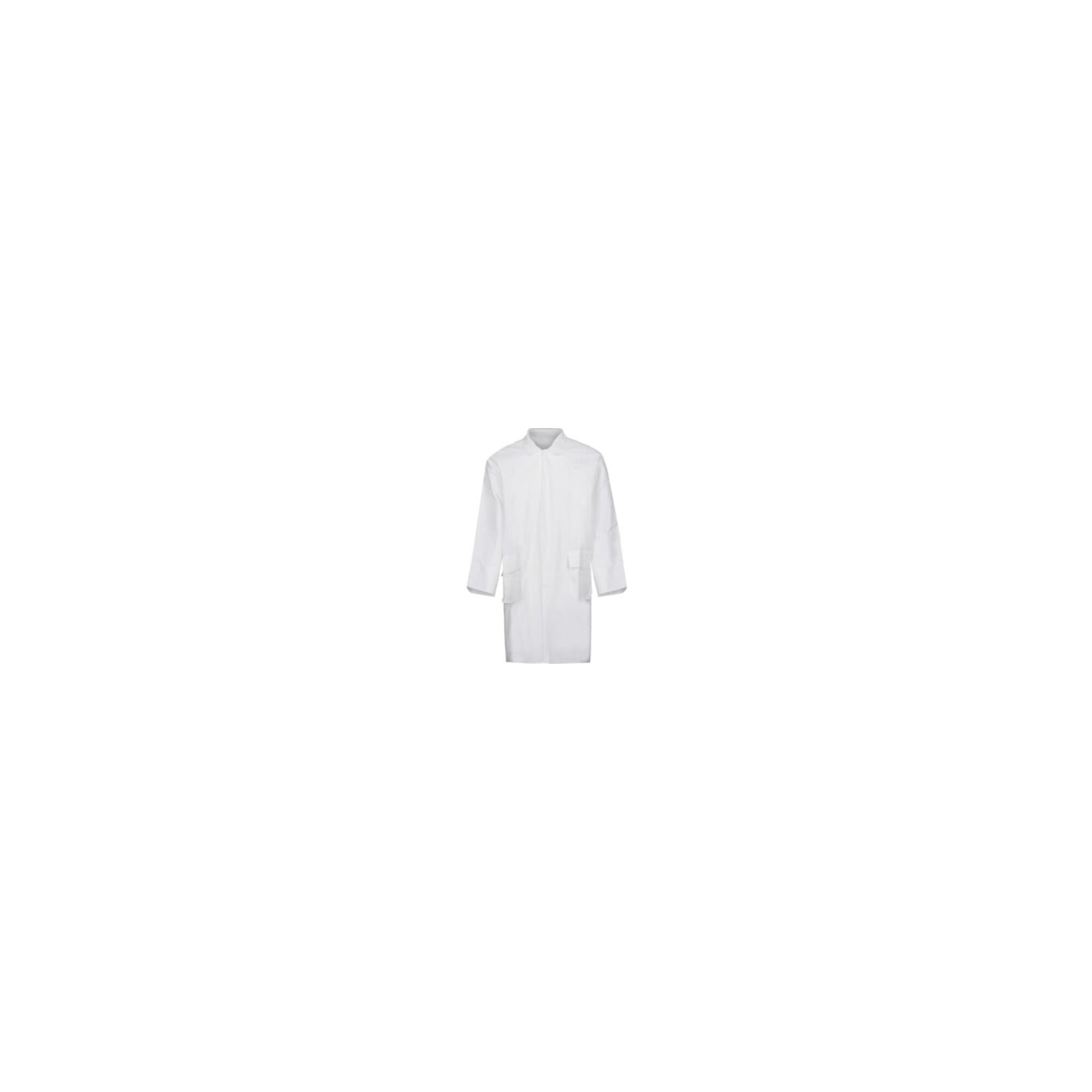 Kittel Kat.III Typ PB6(B) EN13034 EN14126:2003 Gr.XXL weiss Kragen 5Druckknoepfe ; Asatex