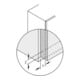 Klappenhalter Lift Mini Ku.Federkraft 60N HETTICH