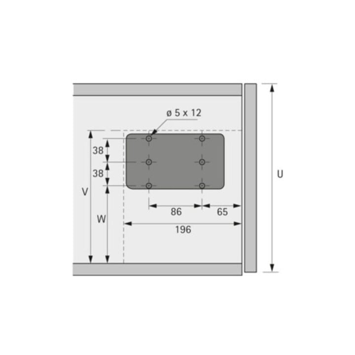 Klappenhalter Lift Mini Ku.Federkraft 60N HETTICH