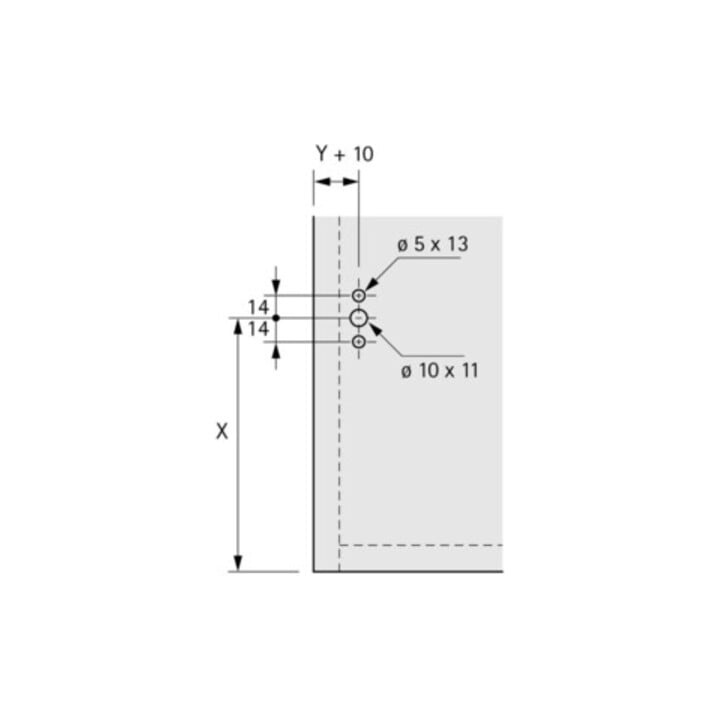 Klappenhalter Lift Mini Ku.Federkraft 60N HETTICH