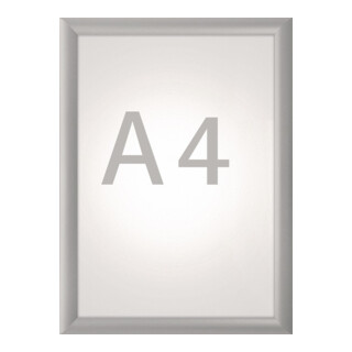 Klappr.Plakatmaß DIN A4 aluminium elox.MAUL