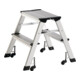 Klapptritt Stufen 2 Plattformhöhe 440mm Alu.fahrbar-1
