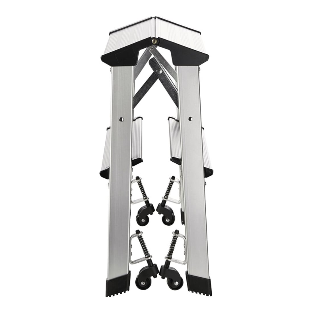 Klapptritt Stufen 2 Plattformhöhe 440mm Alu.fahrbar