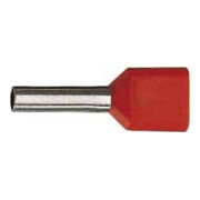 Klauke Aderendhülse 2x1 Länge 18 iso. rot 871/18-3