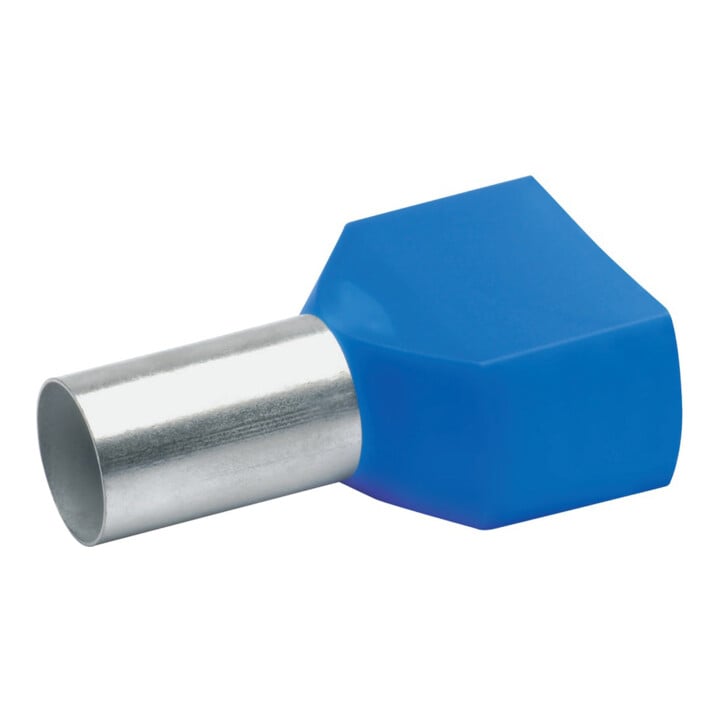 Klauke Cosse à double conducteur 2x16 mm² isolée bleue 877/14