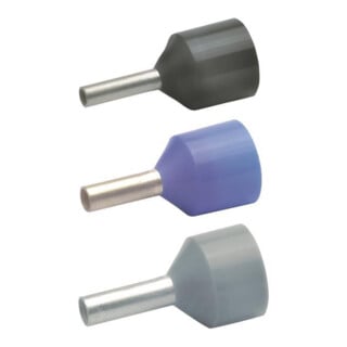 Klauke Cosse à sertir 43712 16 mm² isolée bleue étamée galvanisée