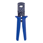 Klauke Crimpwerkzeug für nicht-isolierte Flachsteckverbindungen 4,8 mm 0,5 - 2,5 mm² Federunterstützte Werkzeugöffnung