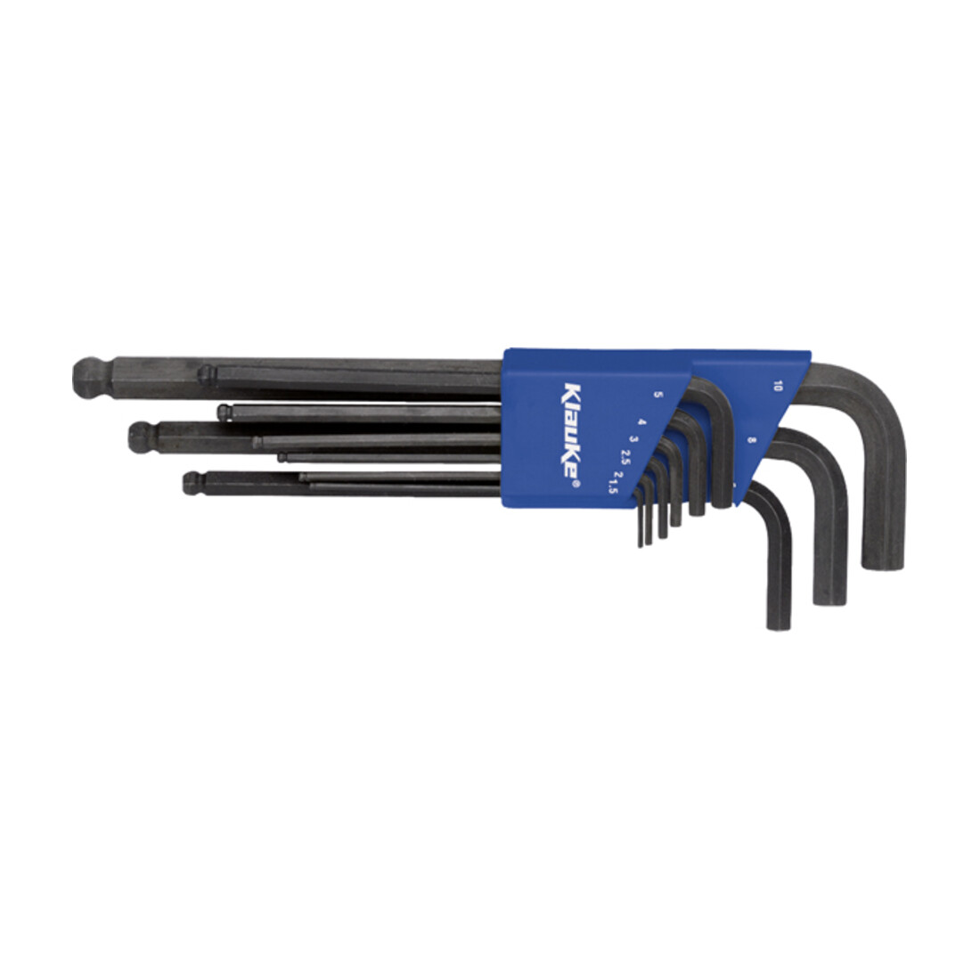 Klauke Kugelkopf-6Kant-Winkel-Set 9-tlg,SW1,5 bis SW11 KL375