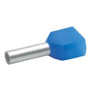 Klauke Manchon à cosse double 2x2,5 mm² bleu isolé 873/13-1