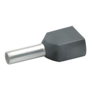Klauke Manchon à sertir double 2x1,5 mm² isolé noir 872/12-1