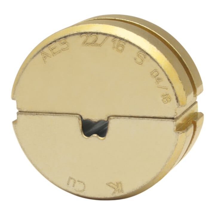 Klauke Presseinsatz K22er-Reihe, für Aderendhülsen, Querschnitt 10 mm²