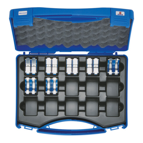 Klauke Presseinsatzset 6-185 mm² blue connection HB 5 im Koffer, Serie 5, 8-teilig