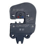 Klauke Presskopf für isolierte Kabelverbindungen 0,5 - 2,5 mm² (rot blau)-1