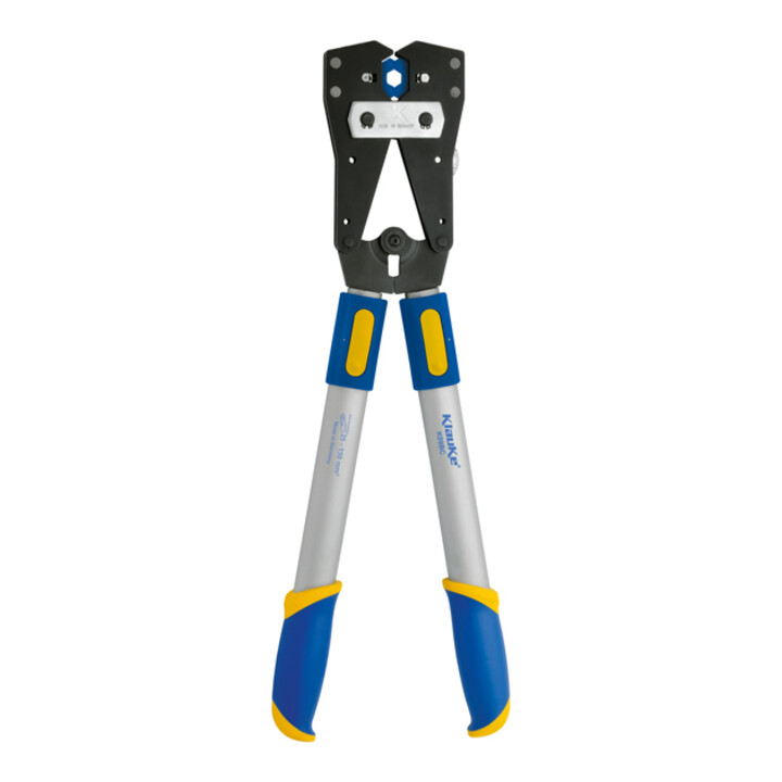 Klauke Presswerkzeug für Rohrkabelschuhe und Verbinder blue connection 25-150 mm²