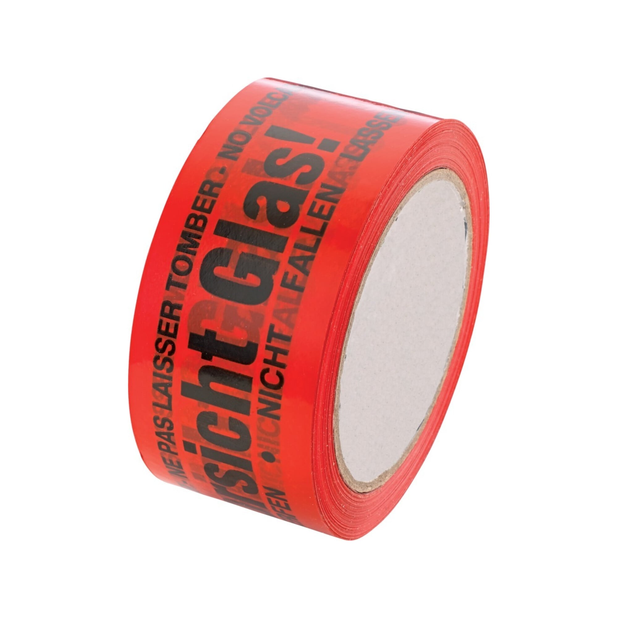 Klebeband PVC 50mmx66m -Vorsicht Glas- 4-sprachig ; Enviro Pack