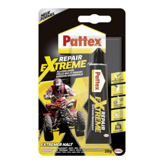 Kleber Repair Extreme 20g Pattex PRX12 witterungsbest. HENKEL -50/+120GradC, 12 Stück