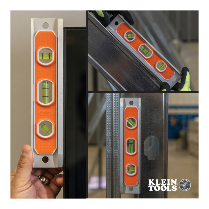 Klein Tools Aluminium torpedo waterpas 230 mm met hoogwaardig magneet