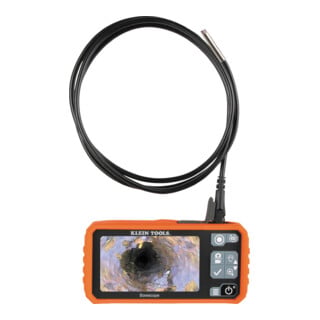 Klein Tools Borescope pour plomberie 1,5 m col de cygne caméra 720p écran 4,3 pouces
