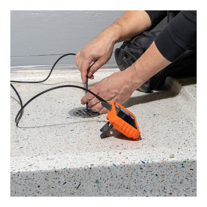 Klein Tools Boreskop für Sanitär 1,5 m Schwanenhals 720p Kamera 4,3 Zoll Display