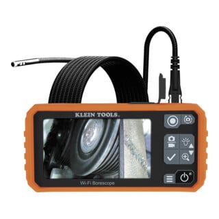 Klein Tools Boreskop Pro 3 m col de cygne double caméra 720p écran 4,3 pouces Wi-Fi