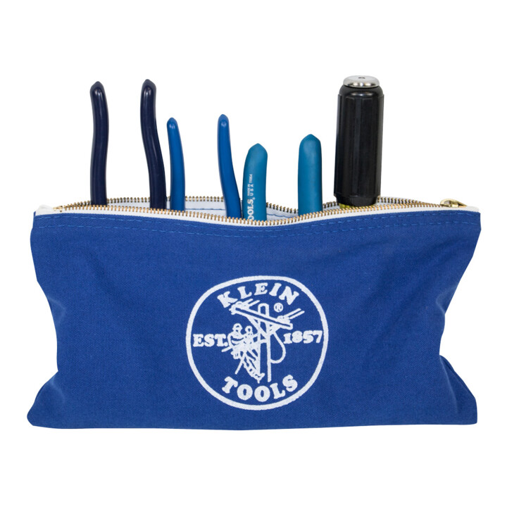 Klein Tools Canvas gereedschapstassen met ritssluiting 4-delige set