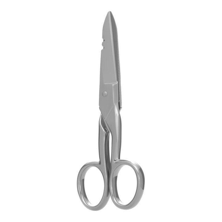 Klein Tools Ciseaux d'électricien nickelés