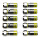 Klein Tools Connecteurs de compression F RG6 RG6Q universels, 10 pièces