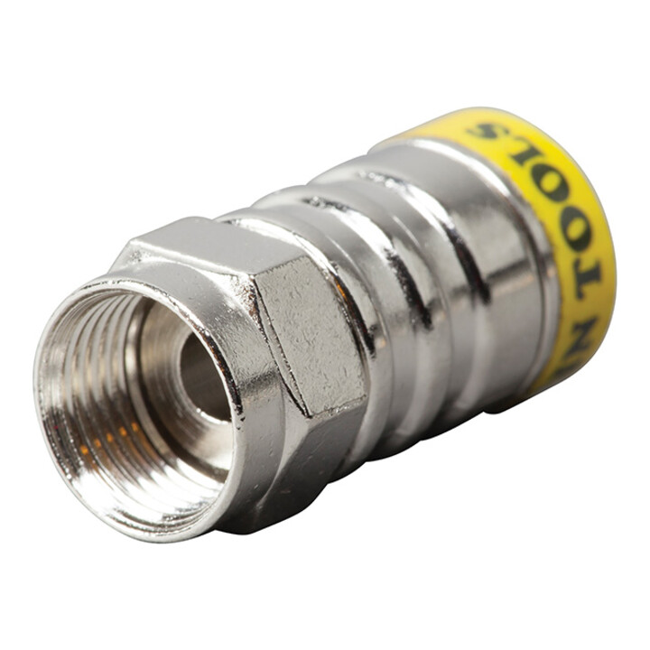 Klein Tools Connecteurs F Push-On RG6/6Q, 10 pièces