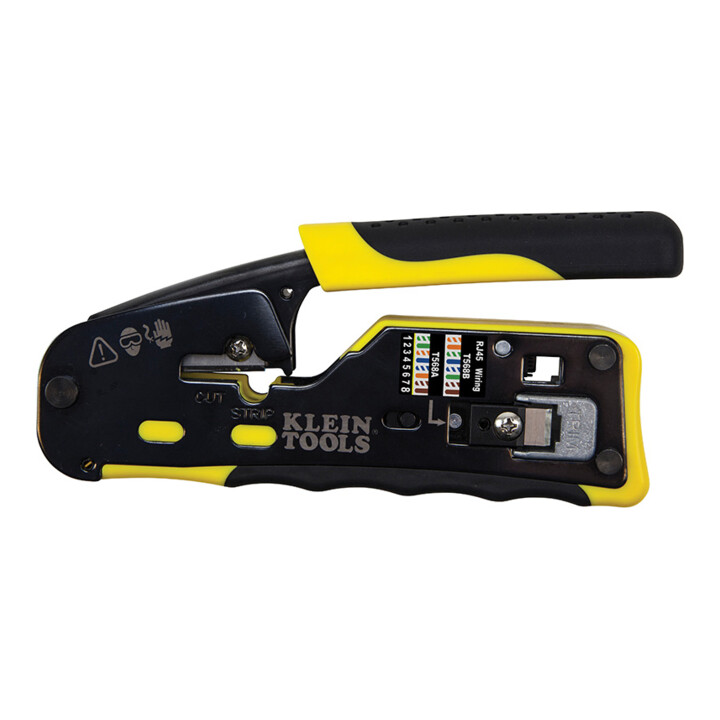 Klein Tools Daten-Crimpzange Pass-Thru™ mit Ratsche RJ45 RJ11 RJ12