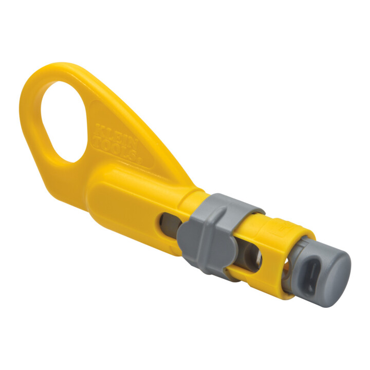 Klein Tools Dénudeur coaxial radial 2 niveaux 13,3 cm RG59 RG6 RG6Q RG7 RG11 2 pièces