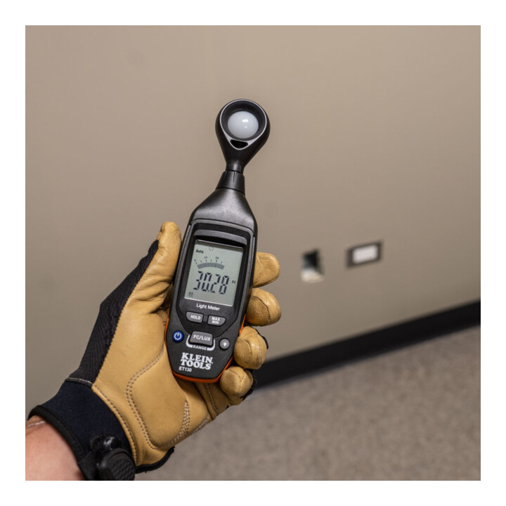 Klein Tools Digitale luxmeter 0–40000 Lux met achtergrondverlichting