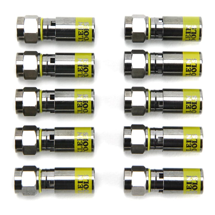 Klein Tools F-compressiestekker RG6 RG6Q Universeel 10-dlg.