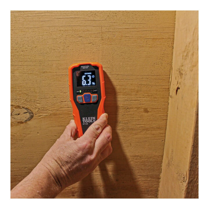 Klein Tools Feuchtigkeitsmessgerät digital pinless 0–100% EMF-Technologie