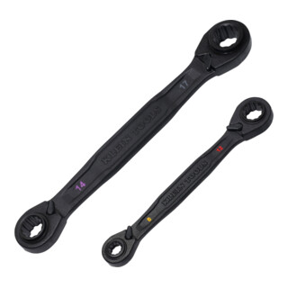 Klein Tools Jeu de clés à cliquet 4-en-1 métrique 2 pièces