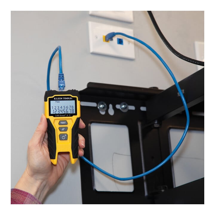 Klein Tools Kabeltester LAN Scout® Jr. RJ45 mit Remote-Einheit Set
