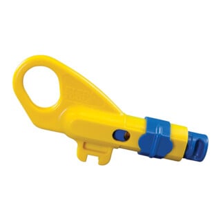 Klein Tools Kombi-Abisolierer Koax- und Netzwerkkabel RG59 RG6 CAT5e CAT6