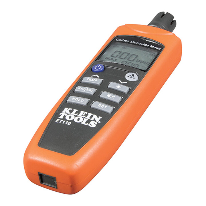 Klein Tools Koolmonoxide Detector CO Meter met Temperatuurmeting