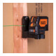 Klein Tools Laser croix vert auto-nivelant avec points de niveau batterie