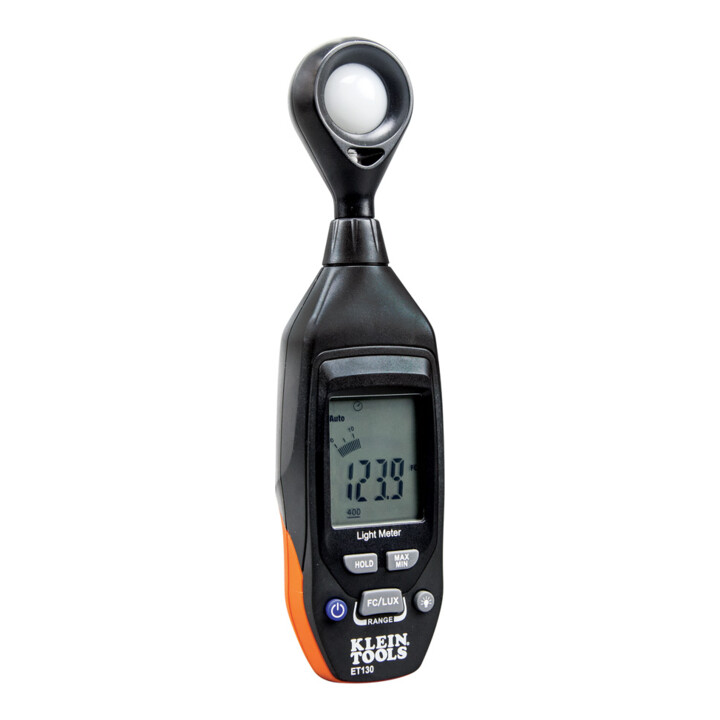 Klein Tools Luxmètre digital 0–40000 Lux avec rétroéclairage