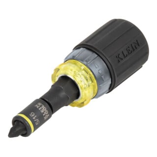 Klein Tools Mehrbit Schraubendreher KNECT Stubby Ratsche 7 in 1 schlagfest