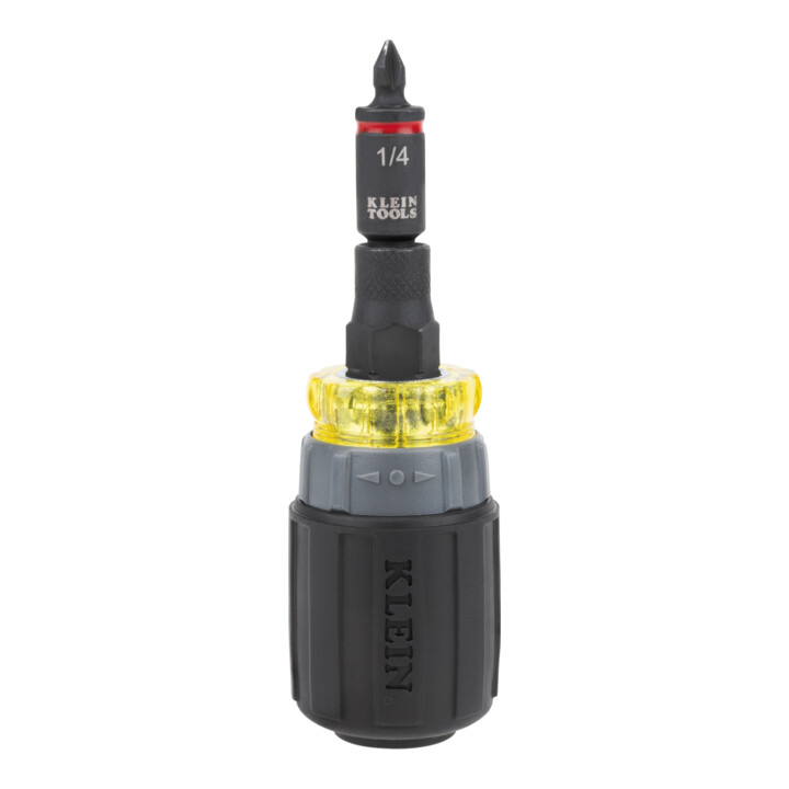 Klein Tools Mehrbit Schraubendreher KNECT Stubby Ratsche 7 in 1 schlagfest