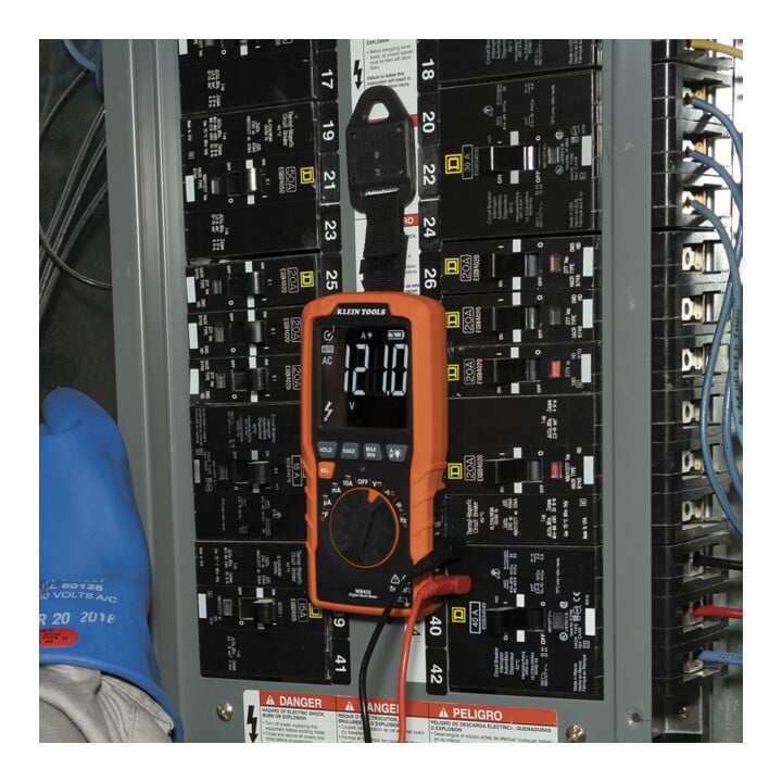 Klein Tools Multimeter digital TRMS Auto Range 600 V schlank CAT III
