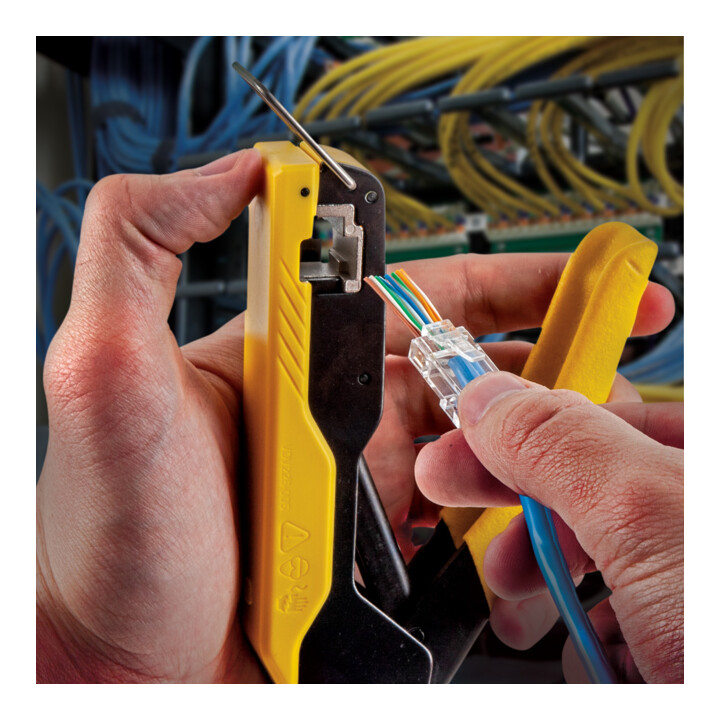 Klein Tools Netwerk Installatieset Pass-Thru™ RJ45 Cat5e Cat6 met tester