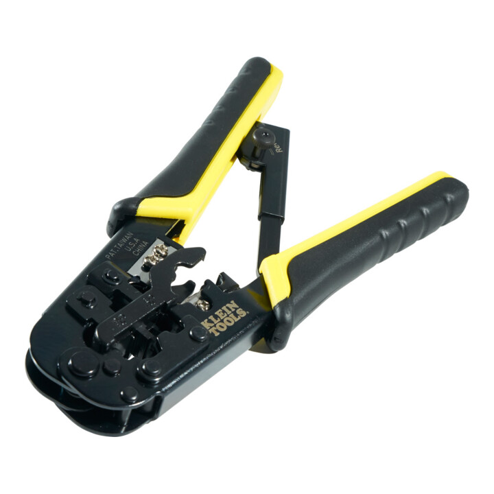 Klein Tools Netzwerk Installationsset Crimpzange Tester Schere