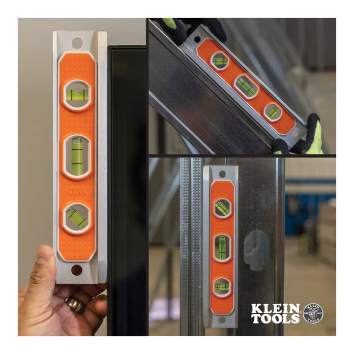 Klein Tools Niveau torpille en aluminium 230 mm avec aimant haute performance